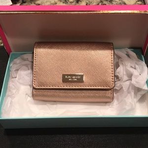 Kate Spade Wallet- “Cedar Street” in gold